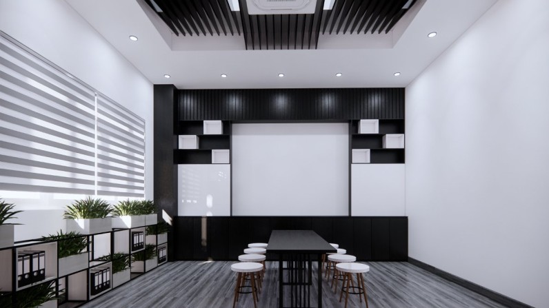 Thi Công Nội Thất Cần Thơ Trọn Gói: Toàn Cảnh Thiết Kế 3D Văn Phòng Khu F - Nhà Máy FVN 183 Khu chức năng văn phòng FVN 27