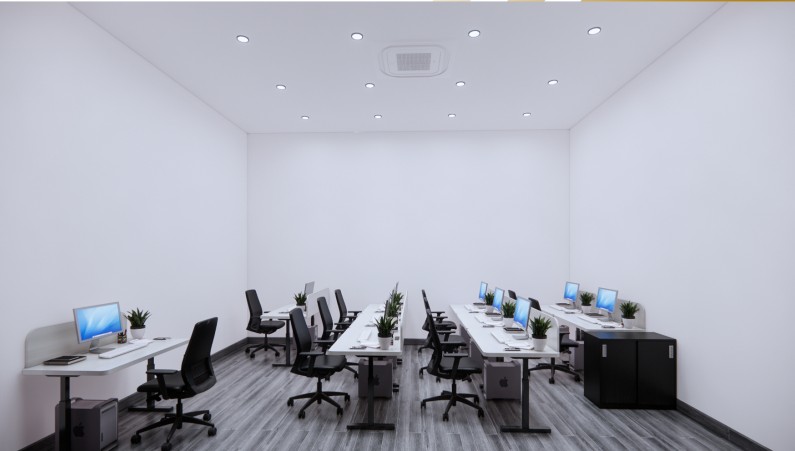 Thi Công Nội Thất Cần Thơ Trọn Gói: Toàn Cảnh Thiết Kế 3D Văn Phòng Khu F - Nhà Máy FVN 160 Văn phòng làm việc FVN 4