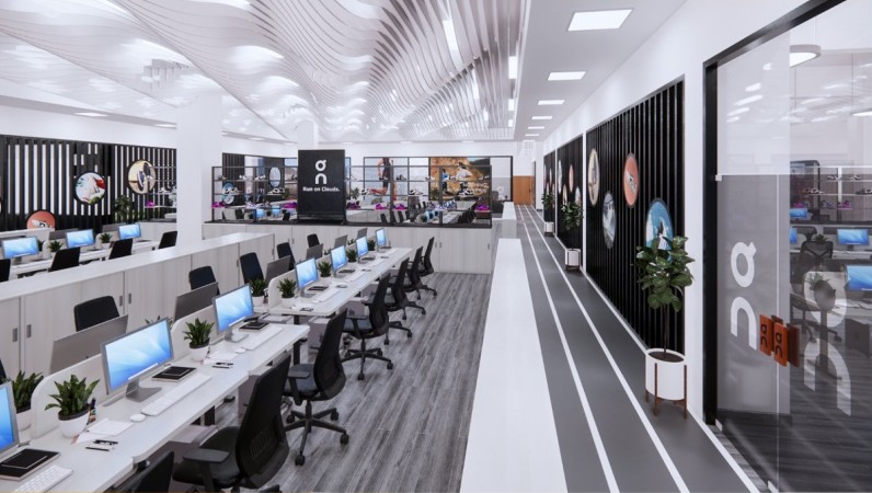 Thi Công Nội Thất Cần Thơ Trọn Gói: Toàn Cảnh Thiết Kế 3D Văn Phòng Khu F - Nhà Máy FVN 218 Văn phòng quản lý FVN 62