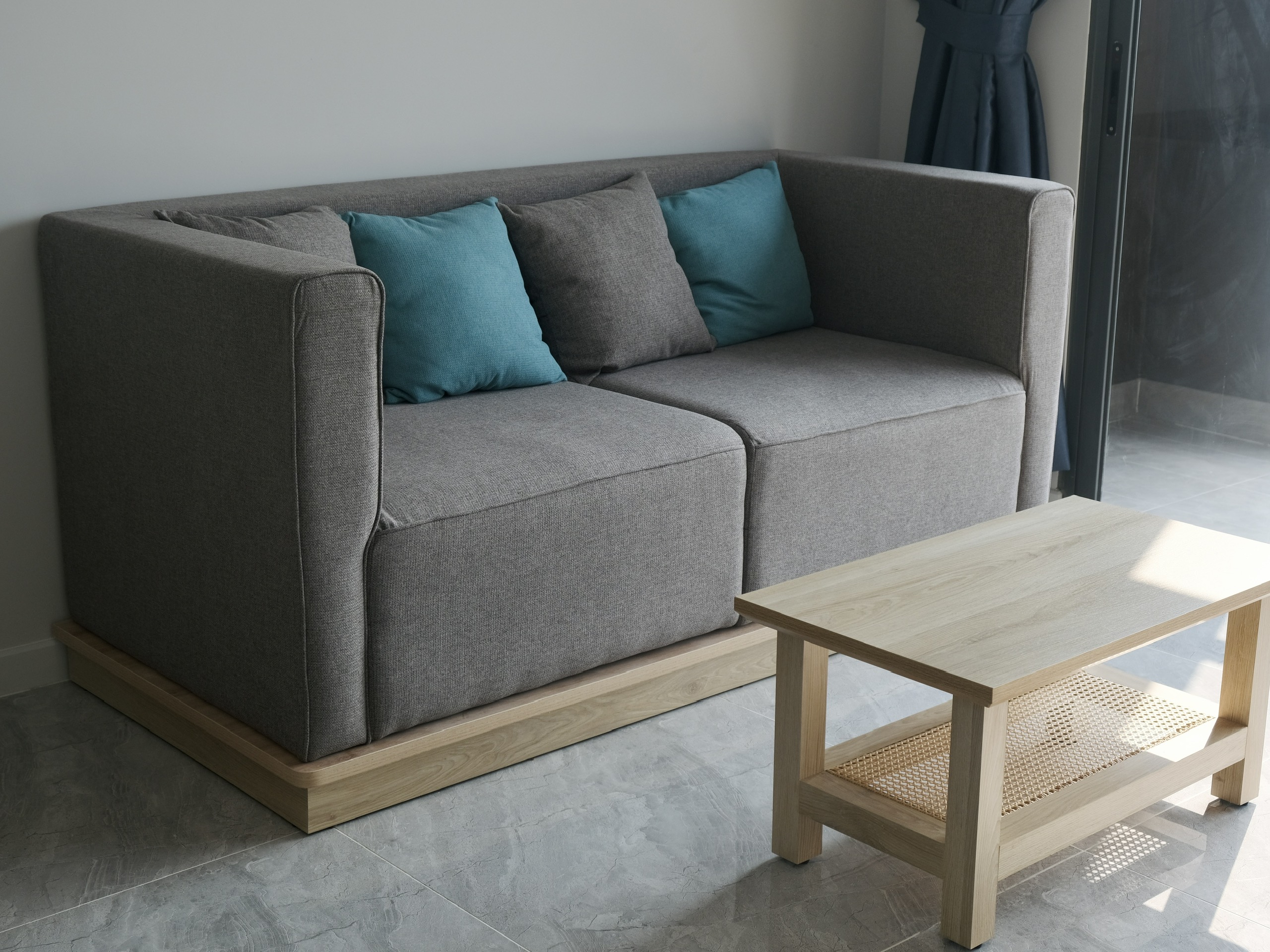 Thi Công Nội Thất Cần Thơ Trọn Gói: Tối Ưu Không Gian Căn Hộ Thực Tế Tại Chung Cư Cara 72 Sofa nỉ êm ái