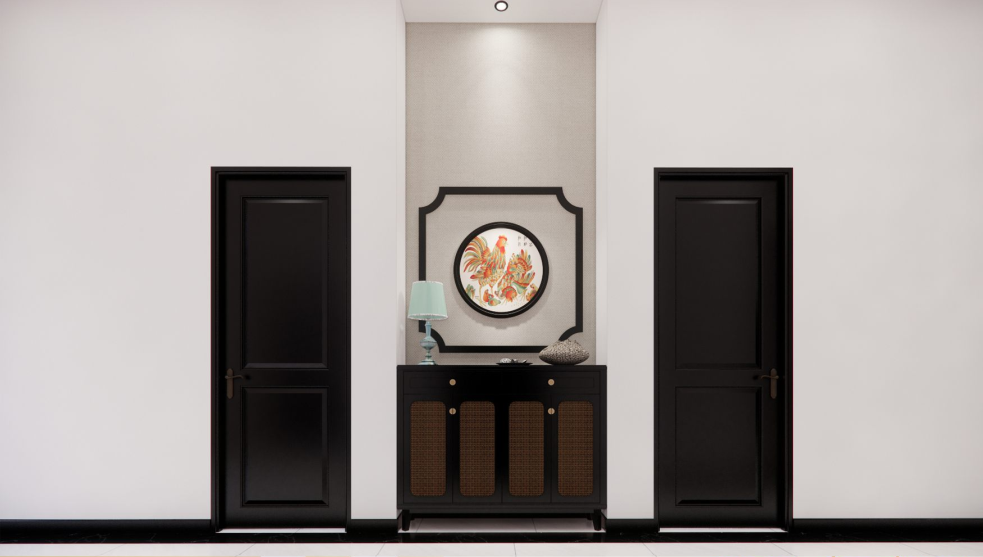 Thi Công Nội Thất Cần Thơ Trọn Gói: Không Gian Nhà Ở Đậm Chất Indochine Qua Bản Vẽ 3D 50 Sự hài hòa trong màu sắc nội thất Indochine
